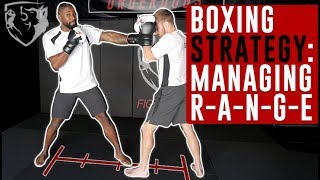 Boxing Range Control Tall vs Short Sparring Strategy [upl. by Haroppiz]