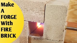 How to Build a Forge from Fire Bricks [upl. by Spatz527]