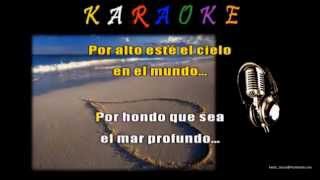 Karaoke  Daniel Santos  Bolero  Obsesión [upl. by Emad]