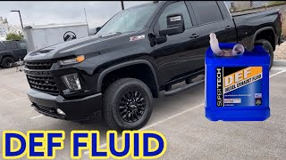 2022 Silverado 3500hd Duramax DEF Fluid [upl. by Skardol]