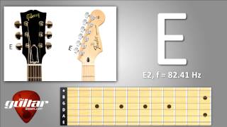 Low E string standard guitar tuning 6th string [upl. by Eugenie18]