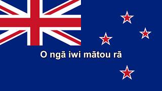 National Anthems New Zealand Aotearoa  Short version  Lyrics  Translation [upl. by Yenor]