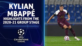 Kylian Mbappé Highlights From The 202021 Group Stage  UCL on CBS Sports [upl. by Mcarthur151]