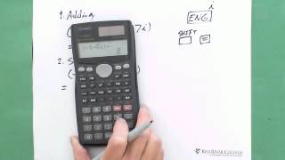 Scientific Calculator Complex Numbers Operations 1 [upl. by Llorrad]