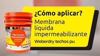 Membrana liquida impermeble  Paso a paso Weber [upl. by Ragnar]