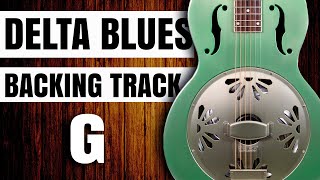 DELTA BLUES BACKING TRACK in G Muddy Water Style [upl. by Odla941]