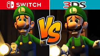 Luigis Mansion 2 HD Graphics Comparison Switch vs 3DS [upl. by Stodder]