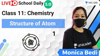 Structure of Atom  L1  Class 11 Chemistry  Monica Bedi [upl. by Wilbert]