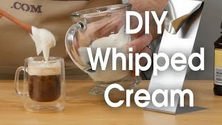 DIY whipped cream in 60 seconds [upl. by Llednyl]