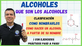 COMO NOMBRAR ALCOHOLES QUE SON PROPIEDADES Y NOMENCLATURA DE ALCOHOLES QUÍMICA CON IRWIN [upl. by Yednarb]