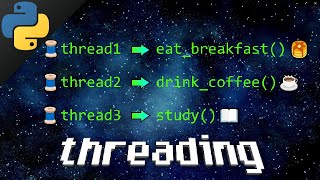 Python multithreading 🧵 [upl. by Jolie]