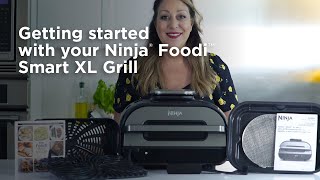 Indoor Grill  Getting Started Ninja® Foodi™ Smart XL Grill [upl. by Saretta]