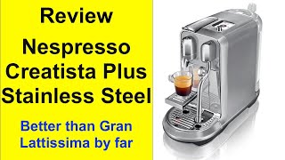 Review Breville Nespresso Creatista Plus Espresso Machine indepth how to use BNE800BSSUSC [upl. by Nay85]