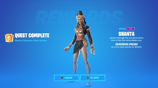 How To Get ALL Styles For Shanta Skin In Fortnite Fortnite Chapter 3 ALL Gem Fragment Locations [upl. by Vonni]