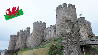 CONWY CASTLE WELCOME TO THE MIDDLE AGES 4K [upl. by Idonna]