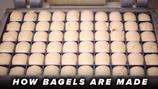 How Bagels Are Made • Tasty [upl. by Maryrose]