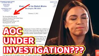 AOC TERRIFIED Begs DOJ to Reveal Investigation into Her Helping Migrants aoc newyork immigration [upl. by Siwel324]