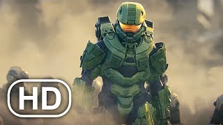 Master Chief Destroys Everyone amp Everything Scene 4K ULTRA HD  Halo Cinematic [upl. by Ogram]