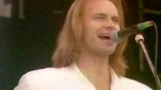 STING Live  IF YOU LOVE SOMEBODY SET THEM FREE Rare Live 80s w  lyrics [upl. by Westfall]