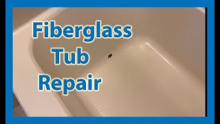 Repairing a Fiberglass tub [upl. by Silra]