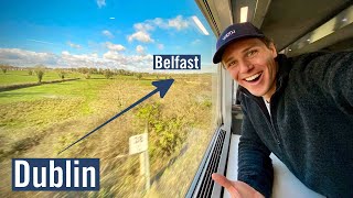 Irelands Stunning CrossBorder Train  Dublin to Belfast [upl. by Cynar]