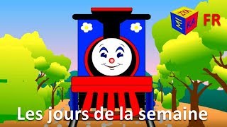 Les jours de la semaine et la chanson des jours de la semaine avec le train TchouTchou Dessin animé [upl. by Nairrot]