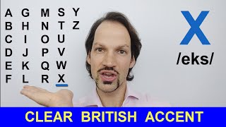 How To Pronounce The English Alphabet BRITISH PRONUNCIATION [upl. by Nebra]