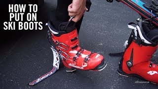 How to Put On Ski Boots [upl. by Ireg]