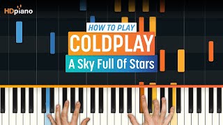 How to Play quotA Sky Full of Starsquot by Coldplay  HDpiano Part 1 Piano Tutorial [upl. by Annohsat]