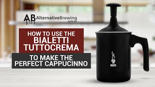 How to Use the Bialetti Tuttocrema Milk Frother [upl. by Kyle]