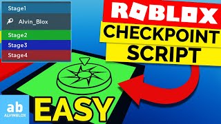 Roblox Obby Checkpoint Tutorial [upl. by Hanauq]