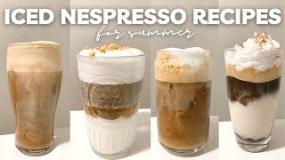 5 ICED NESPRESSO RECIPES you need to try [upl. by Jain]