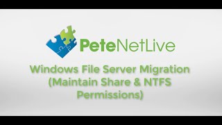 Windows File Server Migration Maintain Share amp NTFS Permissions [upl. by Ynohtnaeoj336]