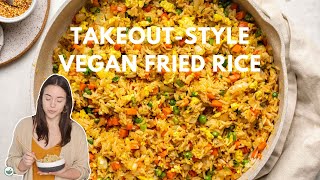 The BEST Vegan TakeoutStyle Fried Rice [upl. by Buchbinder]