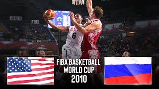 USA 🇺🇸 vs Russia 🇷🇺  Classic Full Game  FIBA Basketball World Cup 2010 [upl. by Orpah]