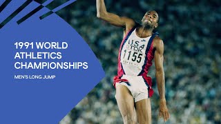 Mens Long Jump  World Championships Tokyo 1991 [upl. by Repard131]