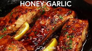 Browned Butter Honey Garlic Salmon [upl. by Ahseia]