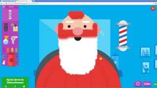 Google Santa Tracker Shave Santas Beard HD [upl. by Llenrac]