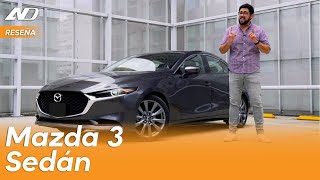 Mazda 3 Sedán ⭐️  Se acerca a territorio premium  Reseña [upl. by Yna]