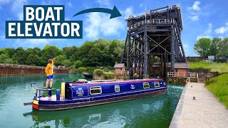 Narrowboating UP this HISTORIC Boat Lift  Ep2 [upl. by Esiled]