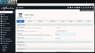 Installing Invoice Ninja with Softaculous in cPanel [upl. by Dorian]