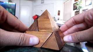 Wooden Pyramid Puzzle [upl. by Laamaj]