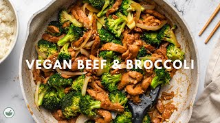 Vegan quotBeefquot amp Broccoli thats BETTER Than Takeout [upl. by Hepsiba943]