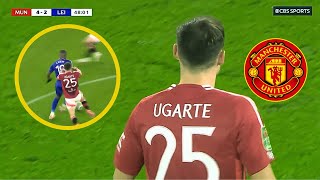 Manuel Ugarte vs Leicester  NEW MAN UNITED PLAYER🔴 [upl. by Kazim]