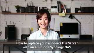 How to Replace Your Windows File Server with an Allinone Synology NAS [upl. by Aihtennek499]