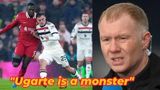 Manuel Ugarte masterclass performance vs Liverpool [upl. by Hsiwhem]