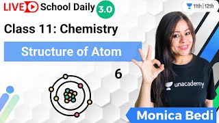 Class 11  Structure of Atom  Lecture6  Unacademy Class 11amp12  Monica Bedi [upl. by Archle]