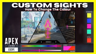 How to get a custom Reticle Sights Colour in Apex Legends NEW [upl. by Alburga]