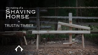 The Roy Underhill  DIY Shaving Horse build [upl. by Yraillih]