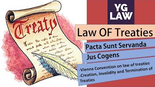 Law of Treaties  International law  UGC  NET [upl. by Aronel137]